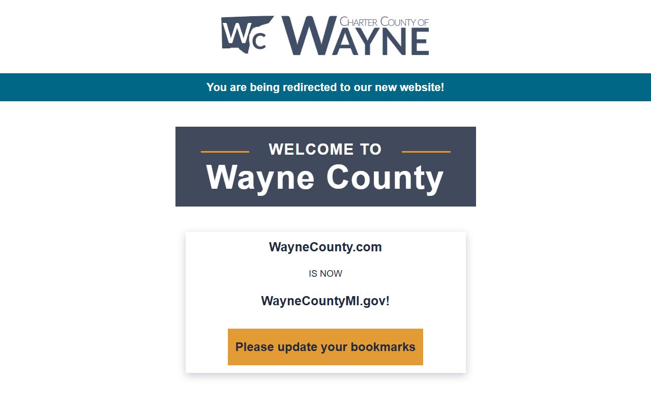 Wayne County Clerk website for Dearborn marriage records and services