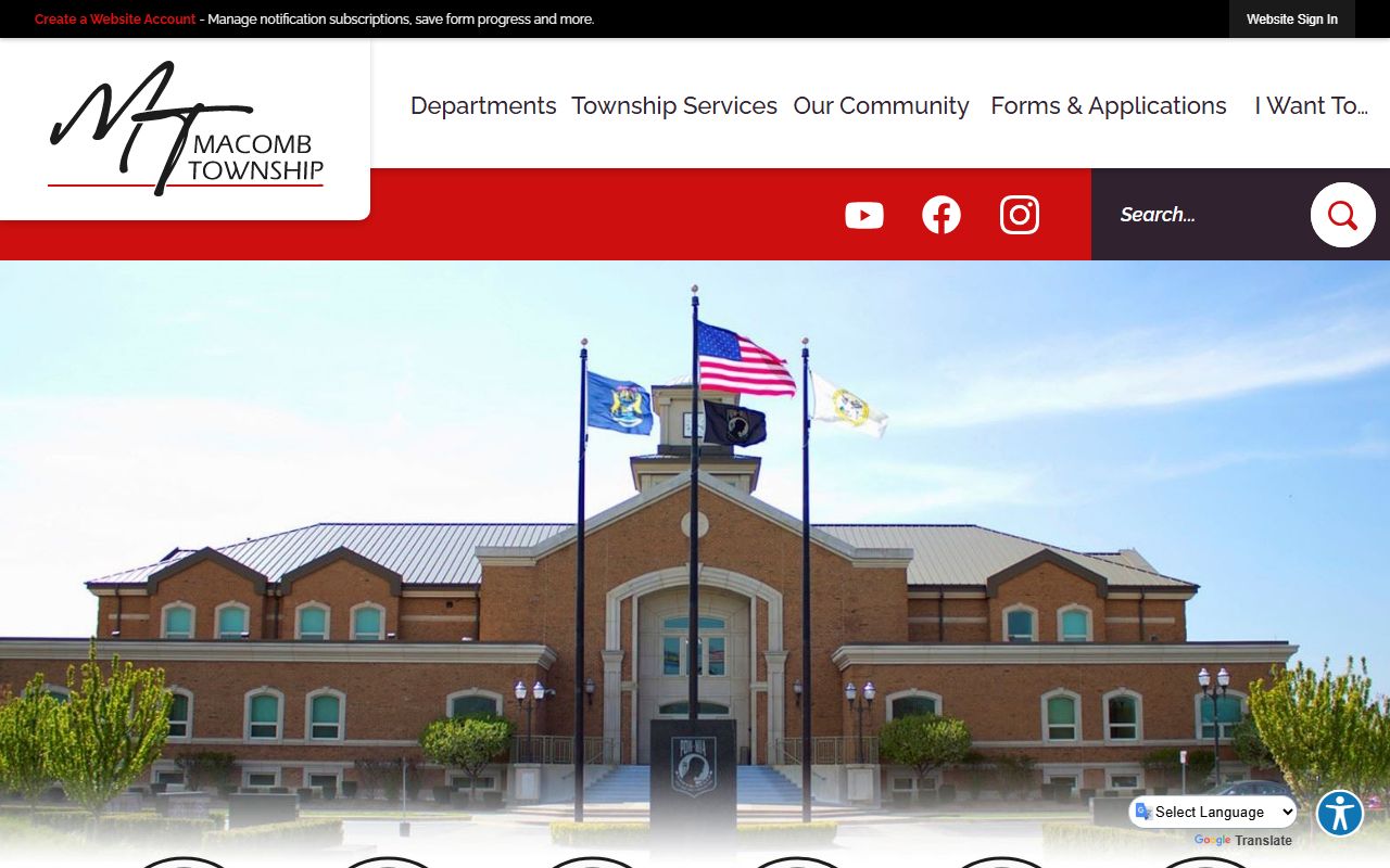 Macomb Township official government website